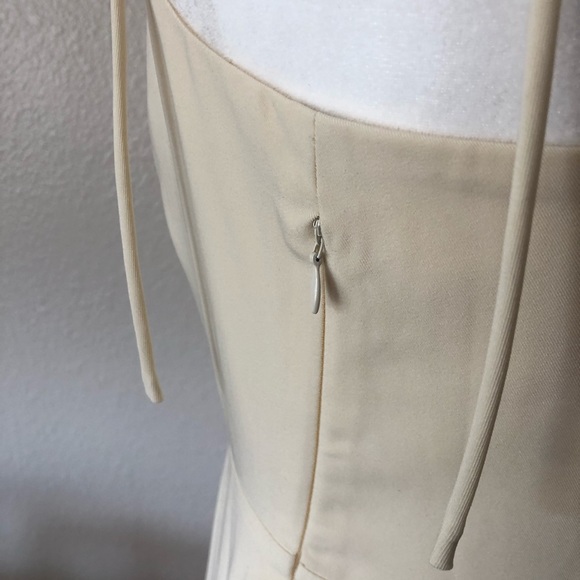 Backyard Roses Cream Kite Midi Dress NWOT - Picture 6 of 10